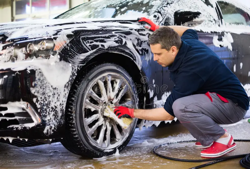 Wheel cleaning